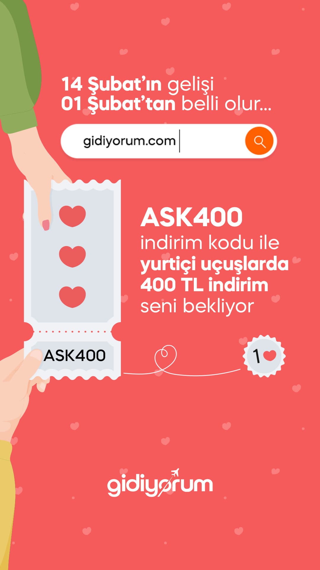 Special Valentine's Day Discount: 400 TL Off