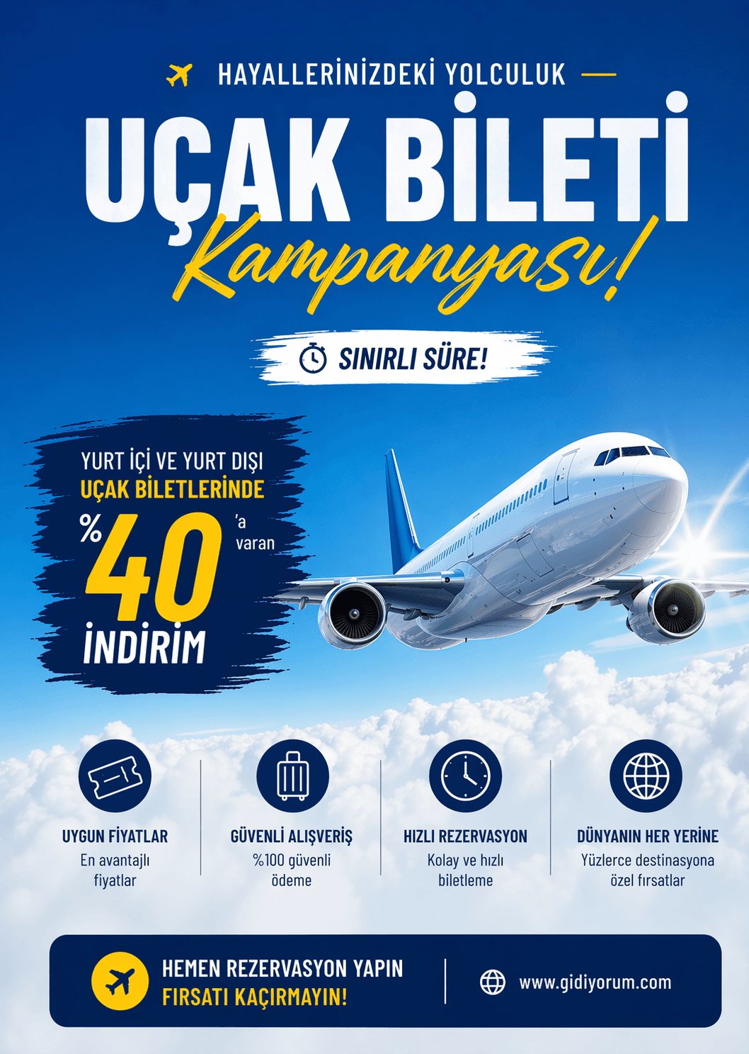 Uçuşa Geçmenin Tam Zamanı!