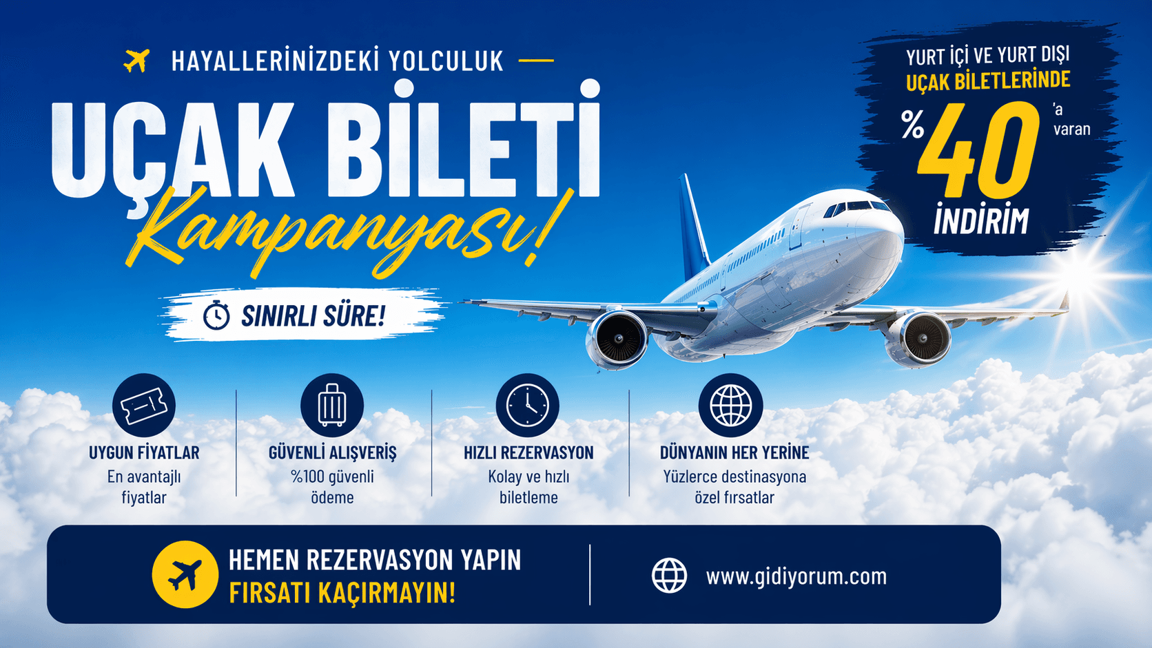 Uçuşa Geçmenin Tam Zamanı!
